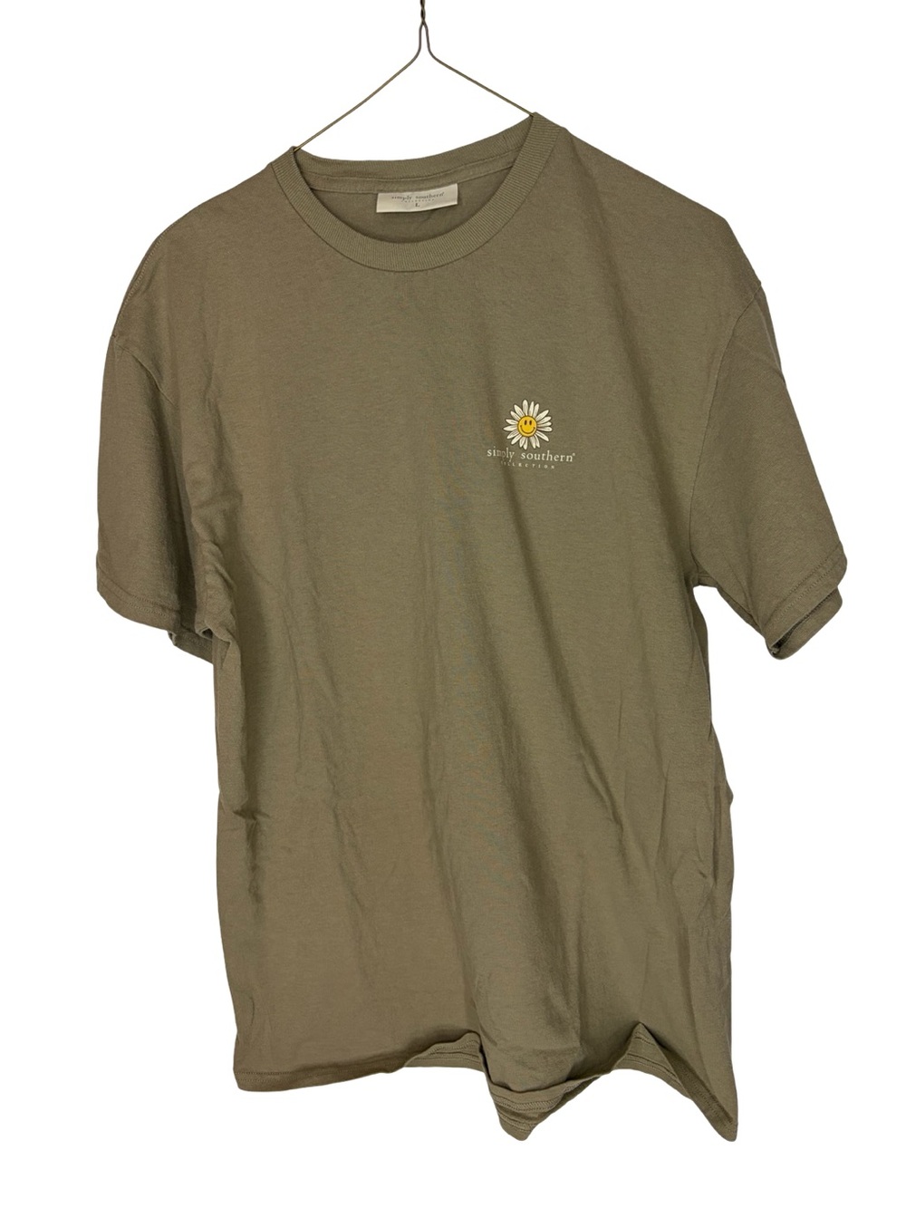 Simply Southern Daisy Short-Sleeve T-Shirt - Olive